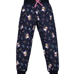 PLUM TREE Girls Navy Blue & Pink Unicorn Print Jogger Track Pant-picture-37