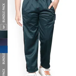 IndiWeaves Boys Pack Of 3 Mid-Rise Track Pants-image-98