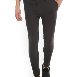 Dollar Men Charcoal Cotton Track Pants-picture-28
