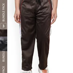 IndiWeaves Boys Pack Of 3 Mid-Rise Track Pants-image-78