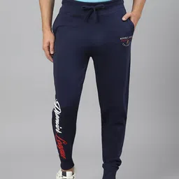 Beverly Hills Polo Club Men Typography Printed Pure Cotton Joggers-image-12