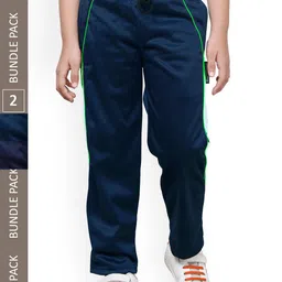 IndiWeaves Boys Pack Of 2 Mid-Rise Regular fit Track Pants-picture-27