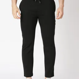 Basics Men Mid-Rise Slim-Fit Cotton Track Pant-image-20