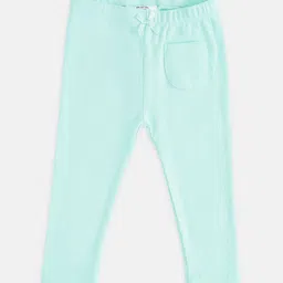 Pantaloons Baby Infant Girls Blue Solid Track Pants-image-98