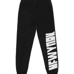 Alan Jones Girls Typography Printed Joggers-image-17