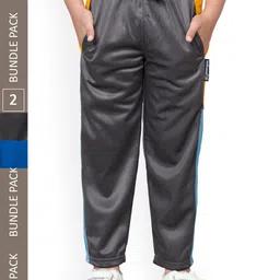 IndiWeaves Boys Pack Of 2 Mid-Rise Track Pants-image-27