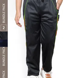IndiWeaves Boys Pack Of 2 Colourblocked Track Pants-image-7