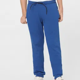 Jack & Jones Junior Boys Blue Solid Cotton Joggers-picture-21