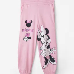 The Souled Store Infant Girls Printed Minnie Mouse Pure Cotton Jogger-image-95