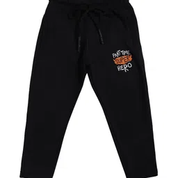 DYCA Boys Black Printed Cotton Track Pant-image-91