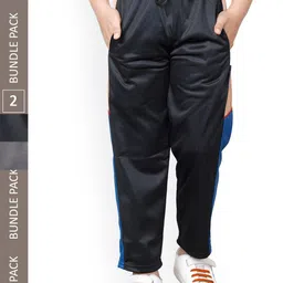 IndiWeaves Boys Pack Of 2 Mid-Rise Track Pants-picture-32