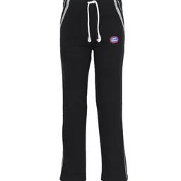 mack jonney VIMAL JONNEY Kids Black Cotton Blended Track Pants-picture-11
