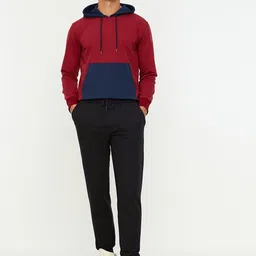 Trendyol Men Navy Blue Solid Joggers-image-19
