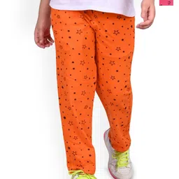 BAESD Girls Pack Of 2 Printed Pure Cotton Track Pants-picture-38