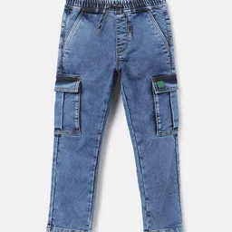 United Colors of Benetton Boys Regular Fit Cargo Trouser-picture-34