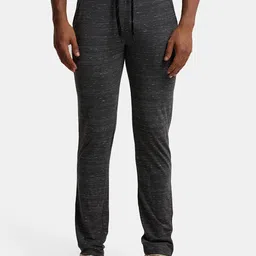 Jockey Men Charcoal Grey Slim Fit Solid Track Pants-picture-30