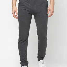 SPORTO Men Charcoal Grey Slim Fit Track Pants-image-35