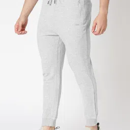 Basics Men Mid-Rise Slim-Fit Cotton Joggers image 3