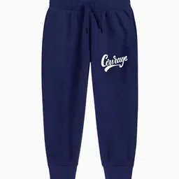 BAESD Boys Pack Of 3 Typography Printed Pure Cotton Joggers image 5