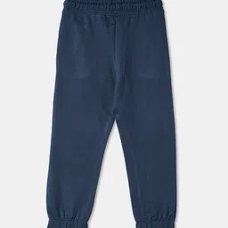 R&B Girls Printed Regular Fit Mid-Rise Cotton Joggers image 2