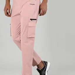 CHKOKKO Men Mid Rise Track Pants image 2