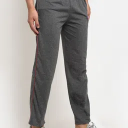 mack jonney VIMAL JONNEY Men Grey Solid Track Pants image 2