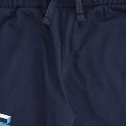 Pantaloons Junior Boys Navy Blue Solid Pure Cotton Joggers image 3