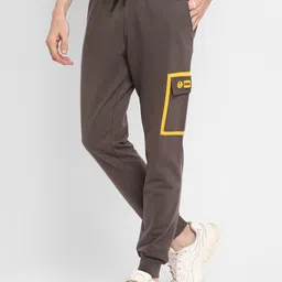 Alan Jones Men Typography Printed Slim-Fit Joggers image 3