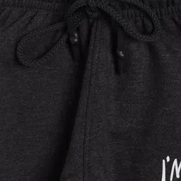 DYCA Boys Charcoal Grey Solid Cotton Track Pants image 3