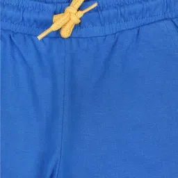 Alan Jones Boys Blue & Yellow Printed Joggers image 4