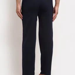 mack jonney VIMAL JONNEY Men Navy Blue & Black Pack Of 2 Track Pants image 3