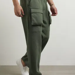 NOBERO Men Straight Fit Front Track Pants image 5