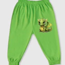 BAESD Infants Pack Of 4 Printed Cotton Mid Rise Joggers image 2