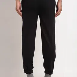 mack jonney VIMAL JONNEY Men Grey & Black Pack Of 2 Solid Track Pants image 3