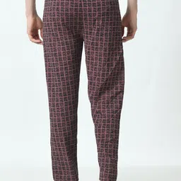 BAESD Men Checked Mid Rise Track Pant image 5