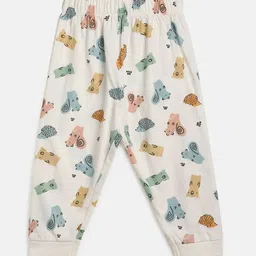 MINI KLUB Infants Boys Pack Of 3 Conversational Printed Pure Cotton Joggers image 4