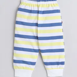 BUMZEE Infants Boys Pack of 4 Mid Rise Pure Cotton Joggers image 3
