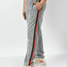BAESD Girls Pack Of 2 Cotton Side Striped Track Pants image 3
