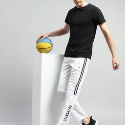 Monte Carlo Men Mid Rise Cotton Track Pants image 5