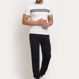 mack jonney VIMAL JONNEY Men Pack Of 2 Solid Track Pants image 4