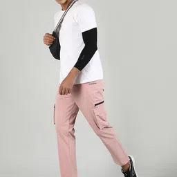 CHKOKKO Men Mid Rise Track Pants image 3