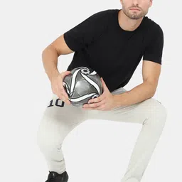 ARDEUR Men Off White Solid Slim-Fit Track Pants image 5