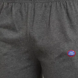 mack jonney VIMAL JONNEY Men Grey Solid Track Pants image 3