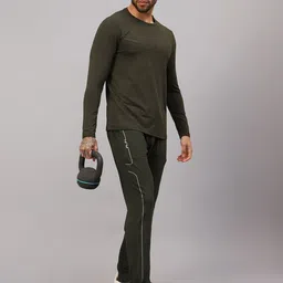 VECTOR X Men Slim Fit Mid-Rise Track Pants image 3