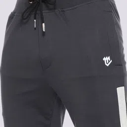 Mark Leute Men Charcoal Black Solid Joggers image 4