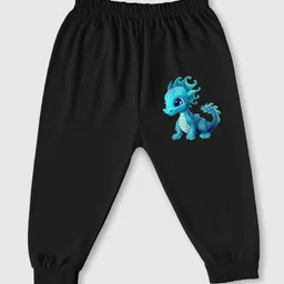 BAESD Infants Pack Of 4 Printed Cotton Mid Rise Joggers image 5