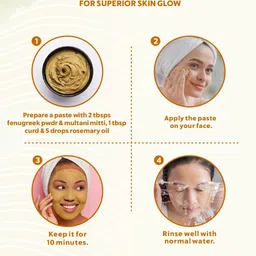 Indus Valley Pack of 2 Bio Organic Fenugreek Powder image 5