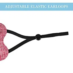 adwit Cotton Unisex Super Breathable Fabric Face Mask, Anti-Bacterial Cotton Cloth Face Mask Reusable Washable with Adjustable Ear loop Masks for Adult (6 Pcs) image 3