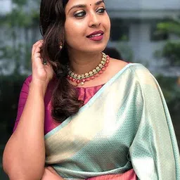 KALINI Woven Design Zari Banarasi Saree image 4