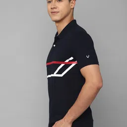 Allen Solly Men Solid Short Sleeves Polo Collar T-shirt image 5